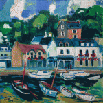 _Marc Bouteau-50X50 Pont-Aven le matin 1230eur