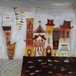 -Raphaëlle Penad 40x40 petit port du Viet Nam