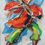 S-10-Laouenan. Flutiste de jazz.10M 55x33 1400 eurox
