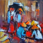 Vietnam 2 Couleurs du Viet Nam 60x60