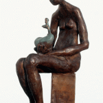 Lucy Boureau, silence-ça-pousse. Bronze, pièce unique